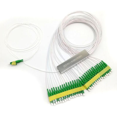 Lc / Apc Connector G657a PVC 2 × 32 1meter FTTH Fiber PLC Splitter